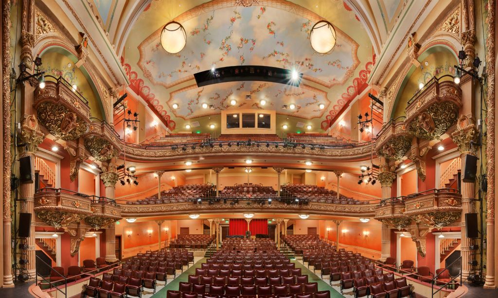 THEATER INTERIORS, Photographs by John D. Woolf